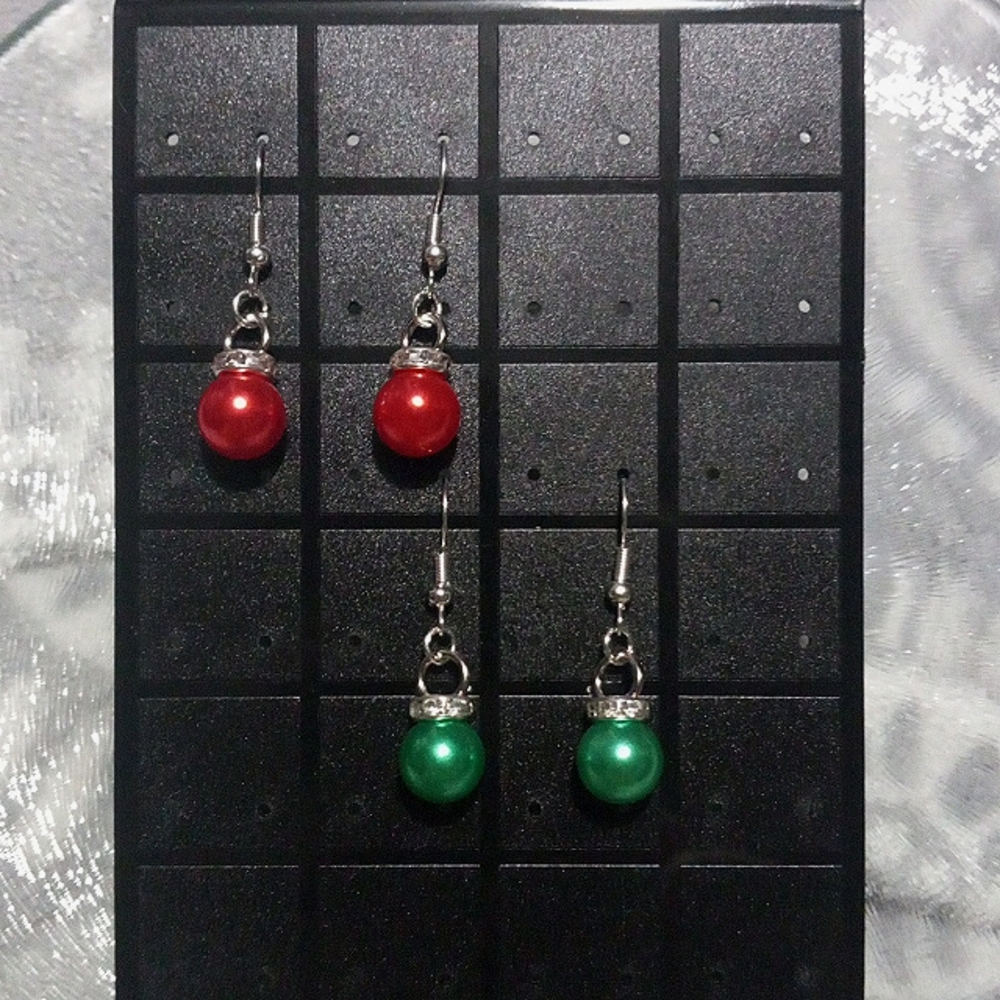 !!Set!! Christmas Ornament Earrings